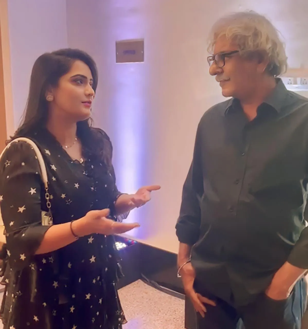 Jividha Sharma in conversation at an industry event